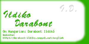 ildiko darabont business card